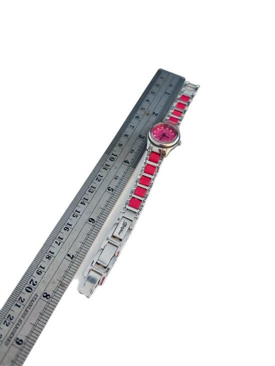 Classic Ladies Brighton Baby Brooklyn Silver Plate Watch - Pink New Battery